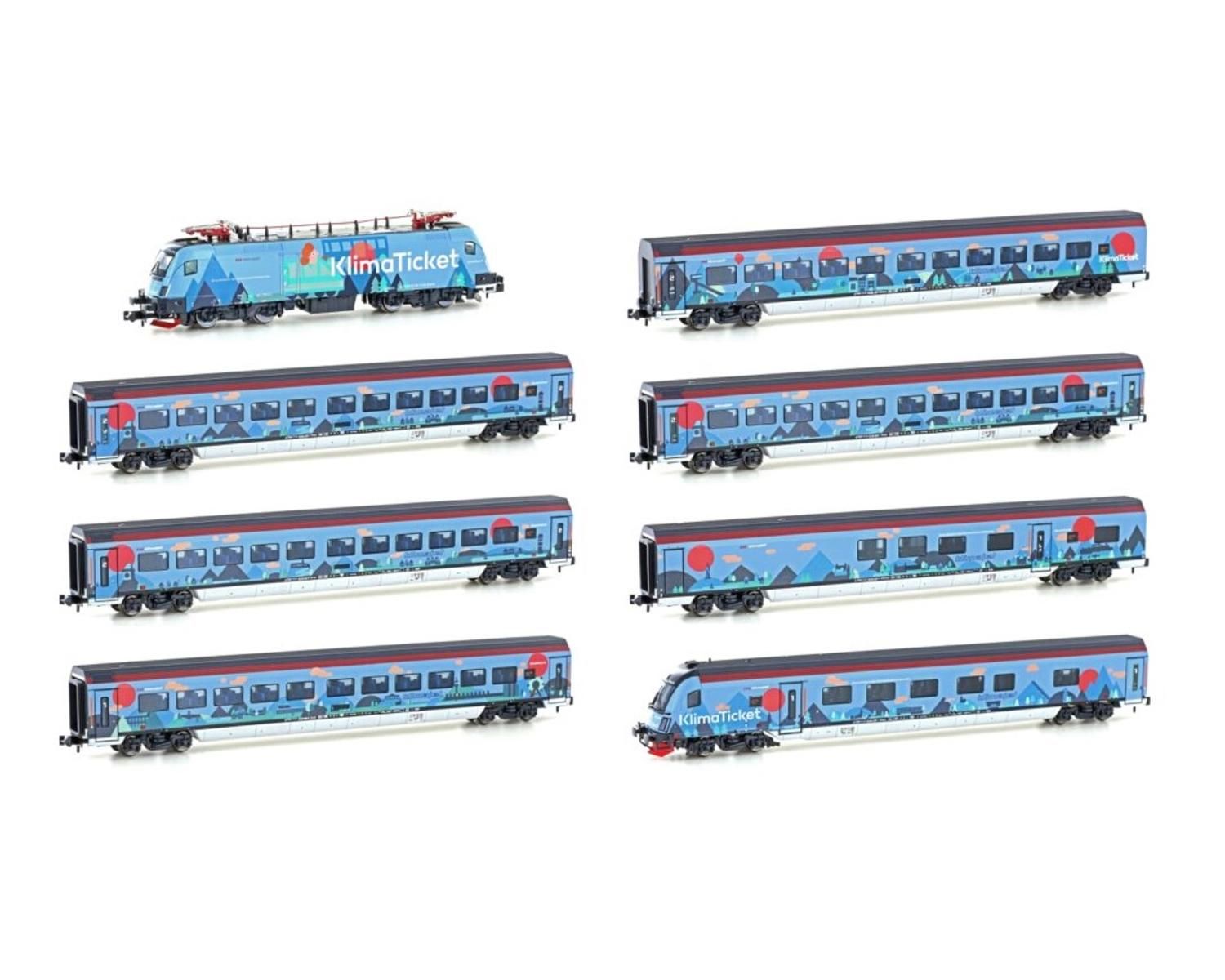 ホビートレイン(Hobbytrain) N Railjet/Klimaticket 8両セット H25226S