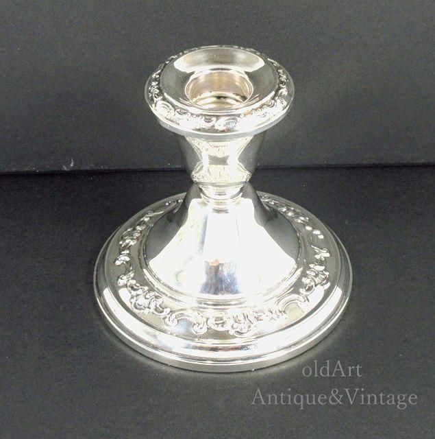 USA製Gorhamゴーハム社アンティークろうそく卓上スターリングシルバー