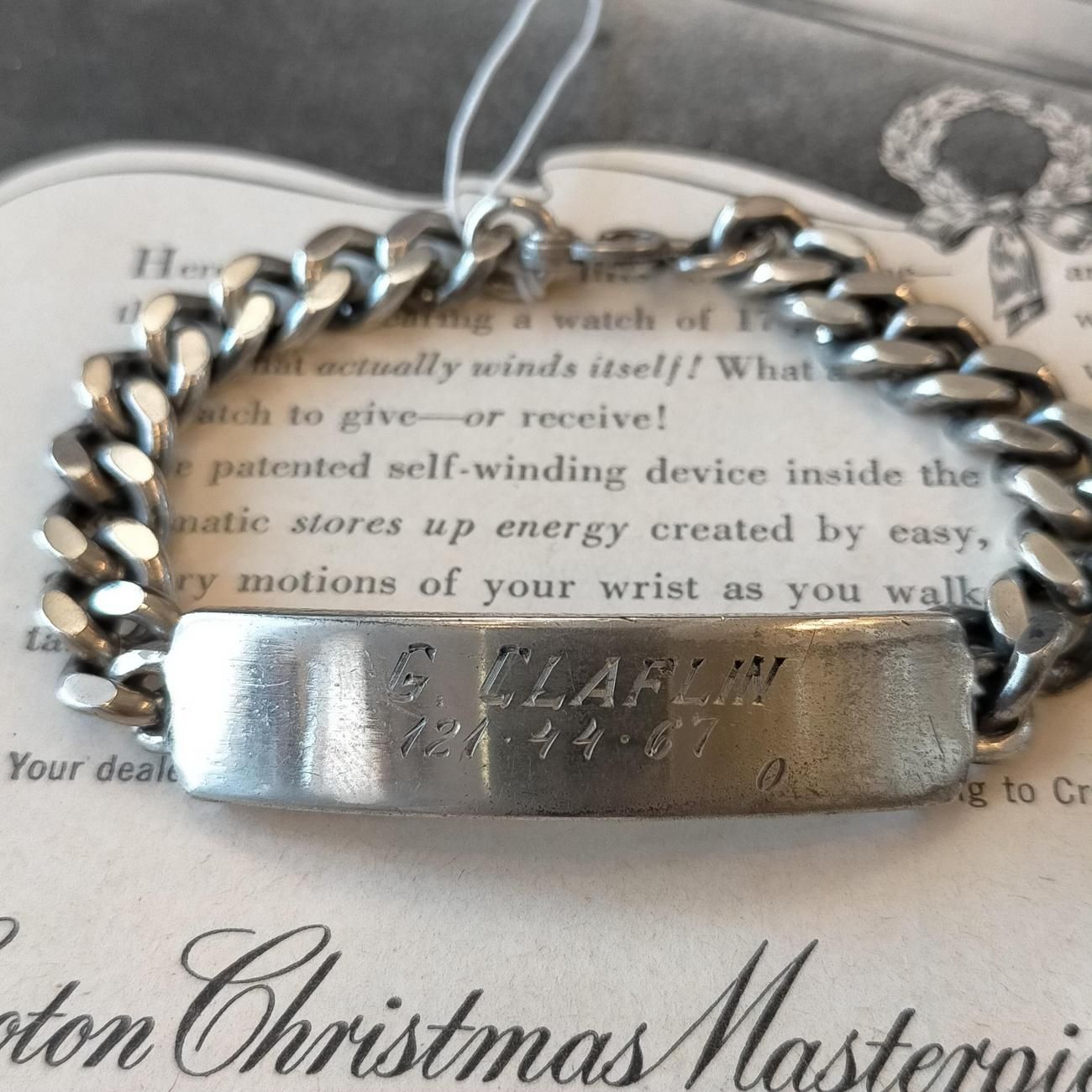 1940-50年代 USA アメリカ ヴィンテージ ID タグ メンズ 重厚