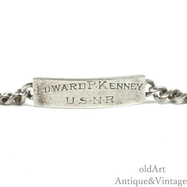 1940年代 USA アメリカ ヴィンテージ USNR Navy Reserve ID タグ