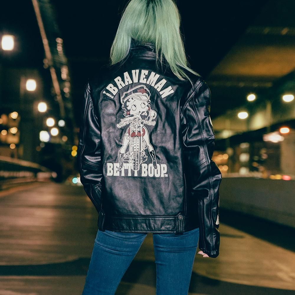 カウレザーライダースジャケット （ブラック） M BBB-2150 BB