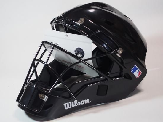 ○WilsonウィルソンPrestige黒○硬式野球用ホッケー型キャッチャー