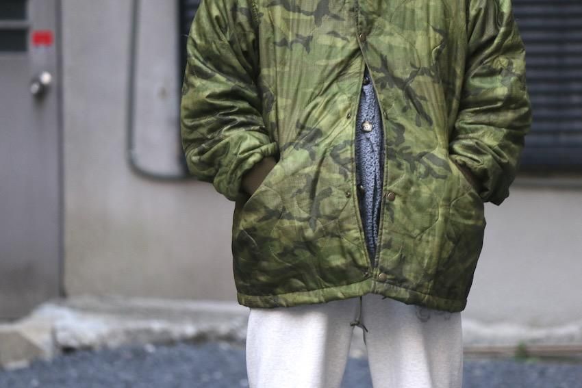 77circa｜77サーカ｜circa make camo poncho coach jacket - RAY COAL
