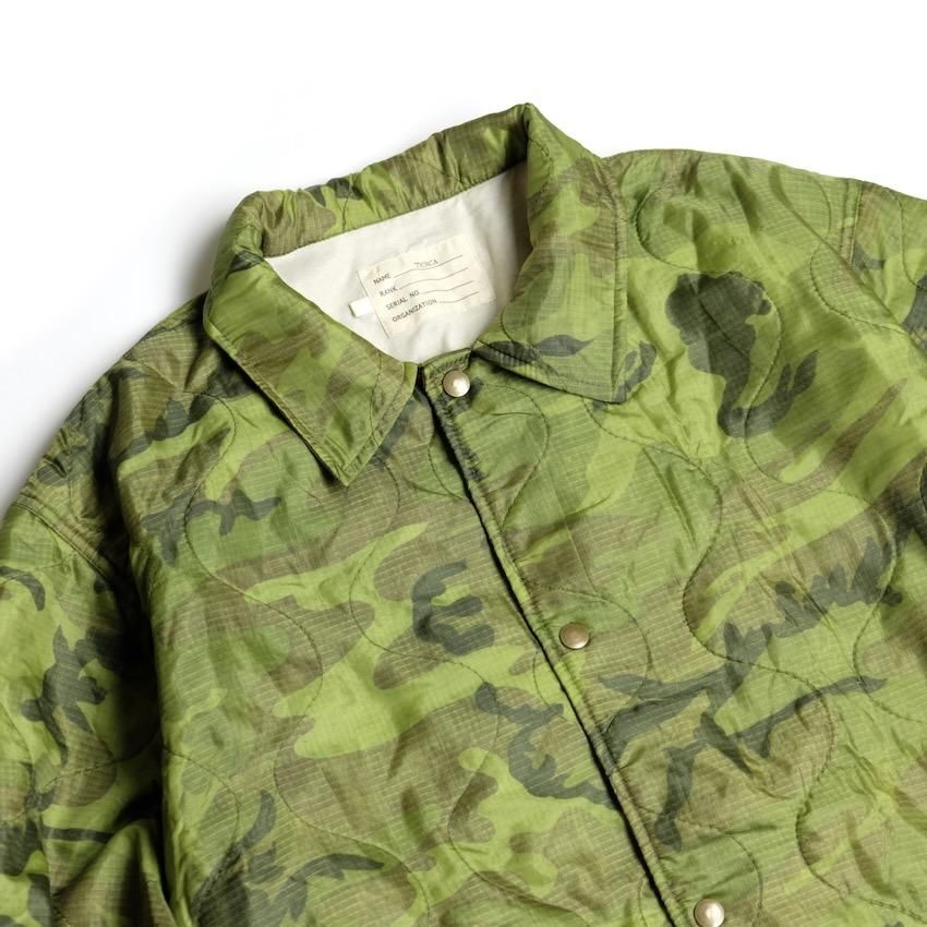 77circa｜77サーカ｜circa make camo poncho coach jacket - RAY COAL