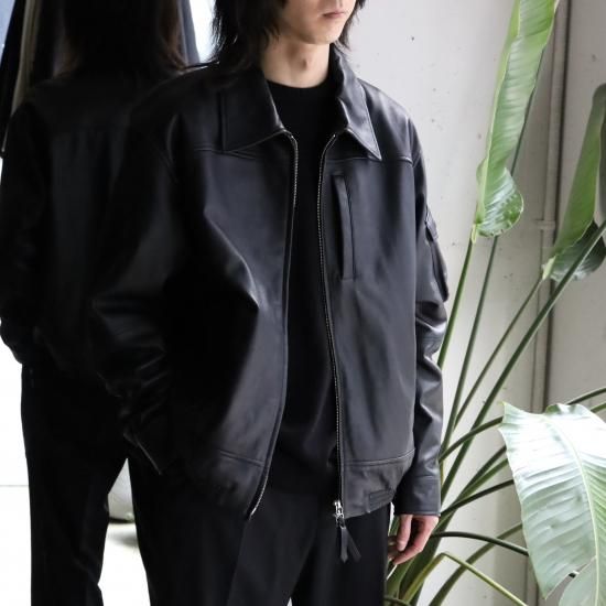 CCU SWING TOP JACKET/SHEEP SKIN - BLACK - PURAS