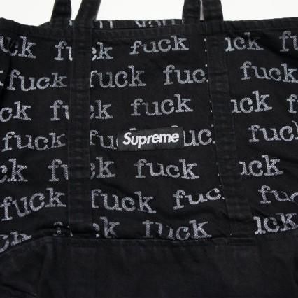Supreme Fuck Denim Tote Bag - Supreme 通販 Online Shop A-1 RECORD