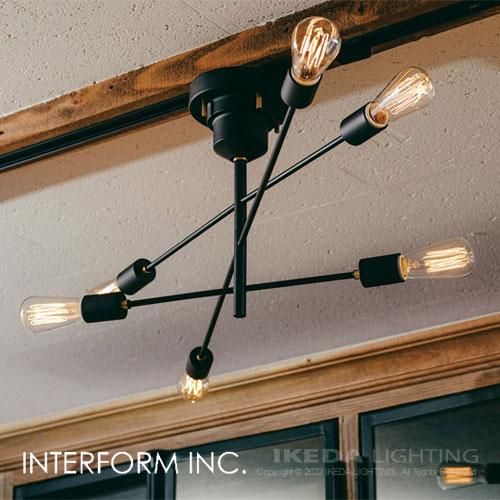 Astre アストル 6灯 シーリングライト ｜ インターフォルム 【 IKEDA