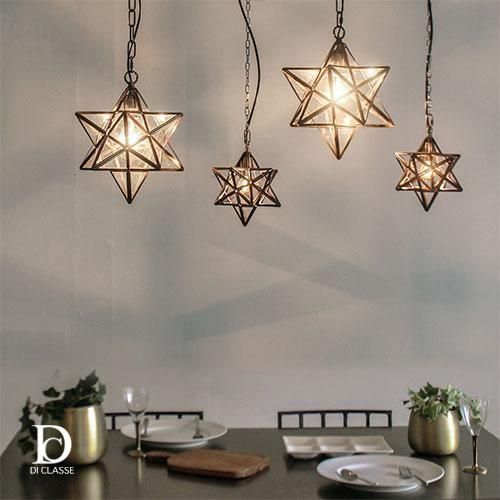 エトワールペンダントランプ（クリア） ｜ DI CLASSE ディクラッセ