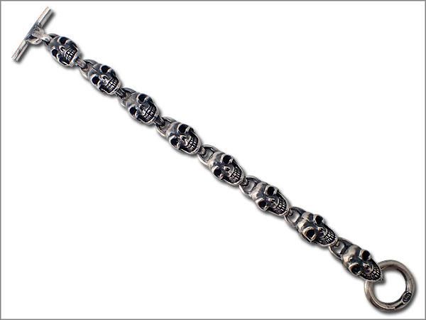 GABORATORY (ガボラトリー/ガボール) 8スカル リンク ブレスレット