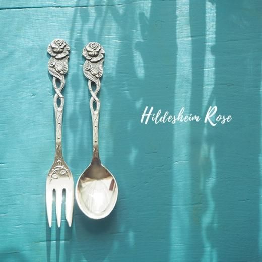 ドイツ アンティーク ヒルデスハイムローズ シルバーカトラリー