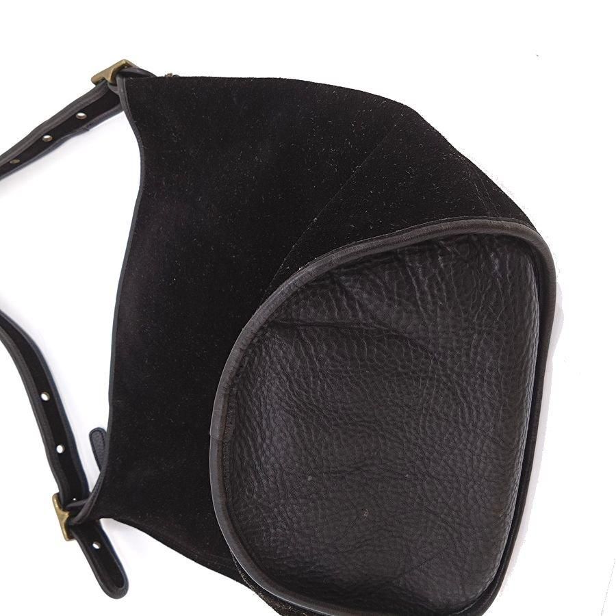 OLD COACH(オールドコーチ）スウェードバケツバッグ ブラック MADE IN