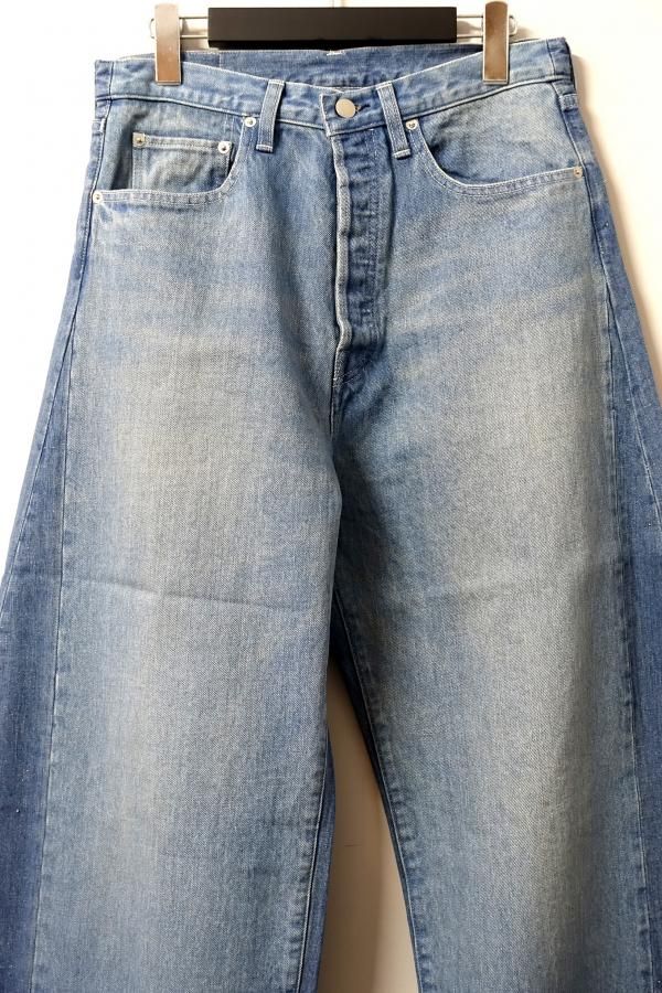 ssstein(シュタイン)/DEFORMATION WIDE DENIM JEANS/INDIGO 通販