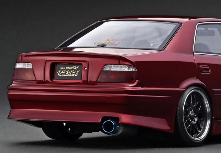 IG3316 1/18 VERTEX JZX100 Chaser Red Metallic - ig-model