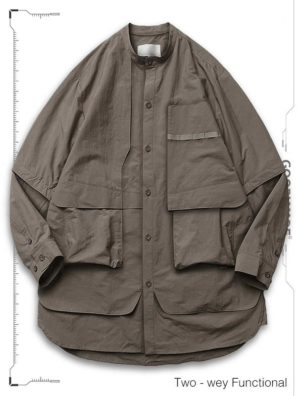GOOPiMADE - グーピーメイド - “TS-03“ TWO-WAY FUNCTIONAL SHIRTS