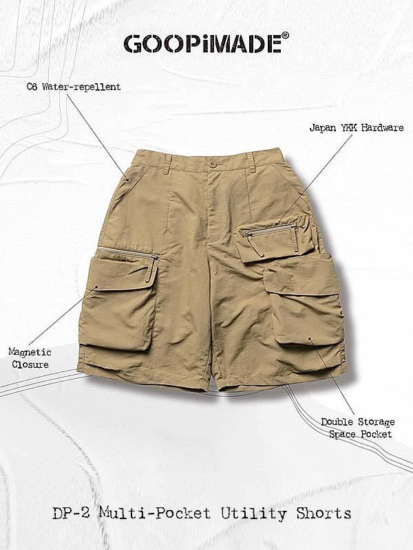 GOOPiMADE - グーピーメイド - DP-2 MULTI-POCKET UTILITY SHORTS