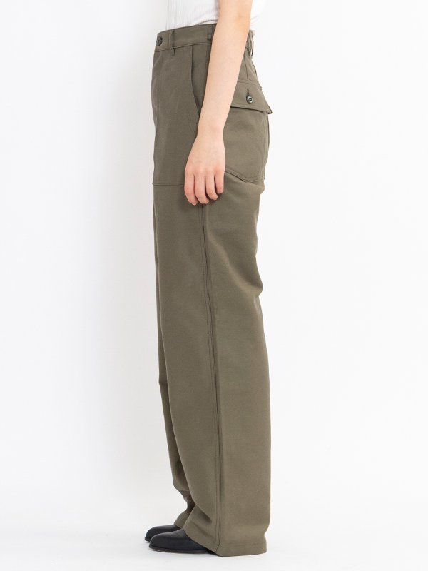 BACK SATIN BAKER PANTS-バックサテンベイカーパンツ-HYKE（ハイク