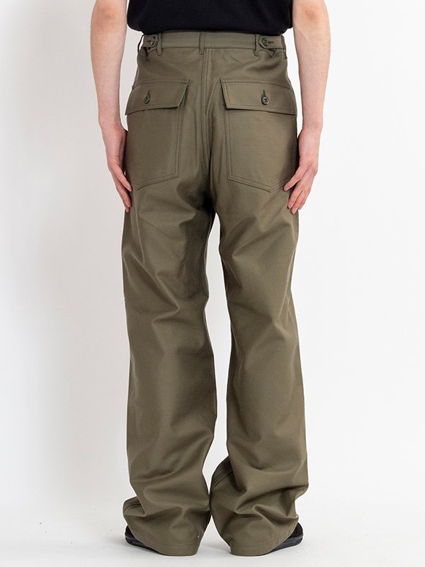 BACK SATIN BAKER PANTS-バックサテンベイカーパンツ-HYKE（ハイク