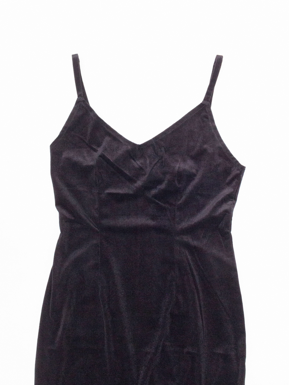 Sheer velour camisole dress-シアーベロアキャミソールドレス-PHEENY