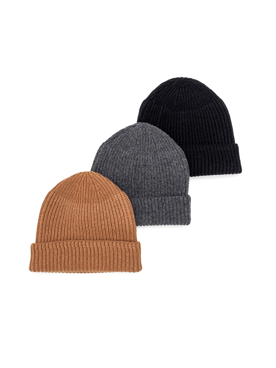 RIBBED KNIT WOOL BEANIE-リブニットウールビーニー-HYKE（ハイク