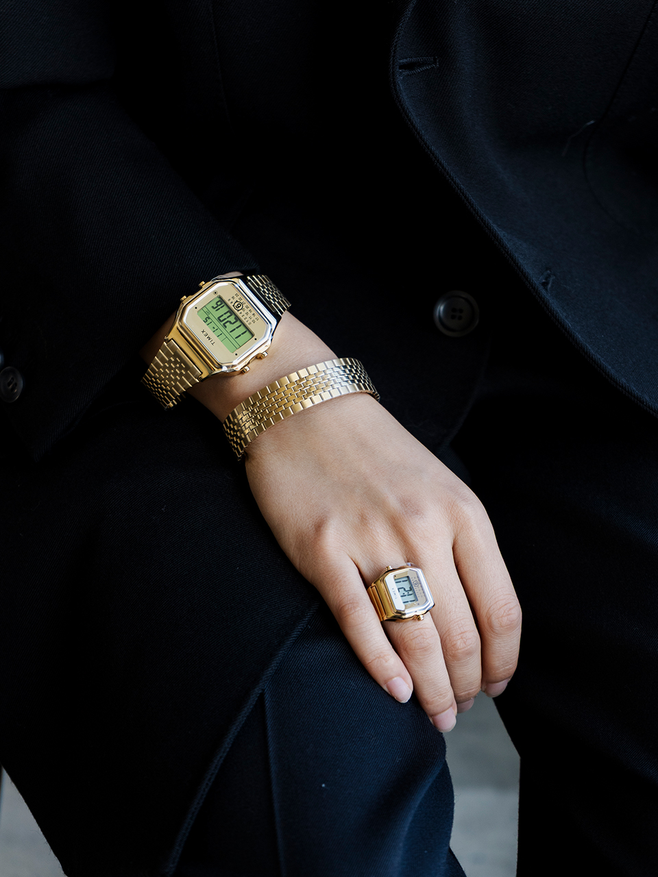 timex×MM6 T80 ring watch-T80リングウォッチ-MM6（エムエムシックス