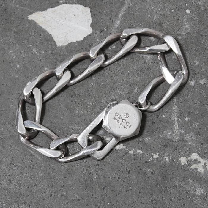 Old Gucci Heavy Chain Bracelet -12mm wide- ｜ ビンテージグッチ