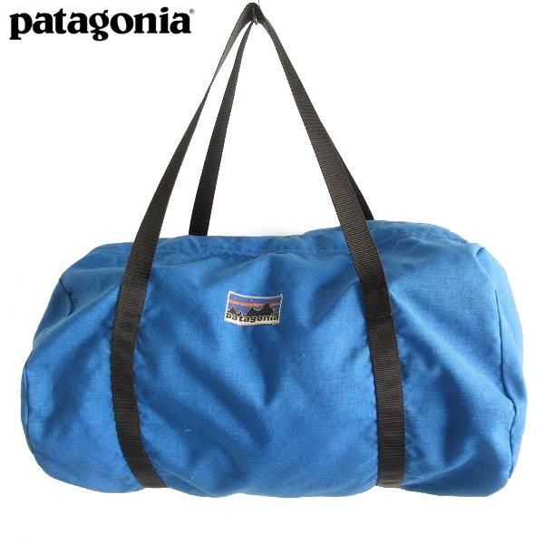 70s 白タグ前期 patagonia パタゴニア ナイロン ボストンバッグ 青系