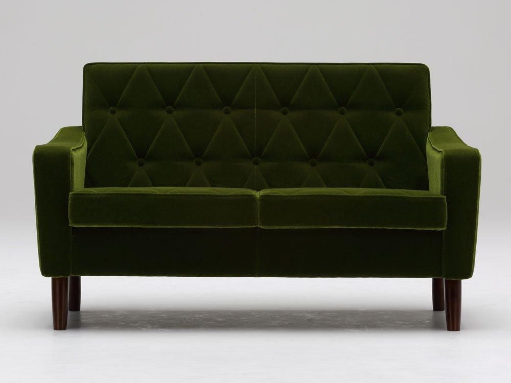 カリモク60 ロビーチェア2シーターモケットグリーン | Plain Table