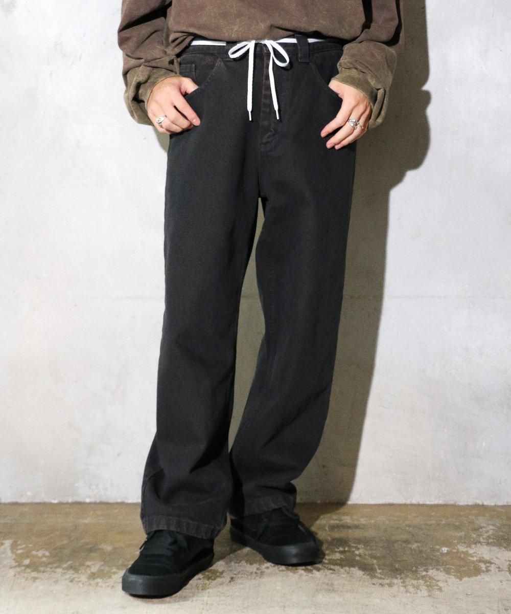 Polar Skate Co. / '93! PANTS BROWN BLUE -BLACK LINE-