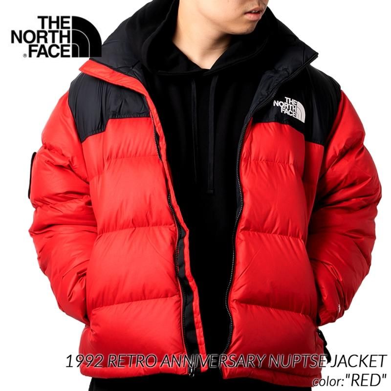 海外限定 THE NORTH FACE 1992 RETRO ANNIVERSARY NUPTSE JACKET RED