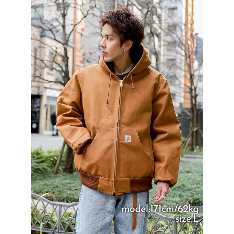 Carhartt LOOSE FIT FIRM DUCK INSULATED BROWN BLACK カーハート