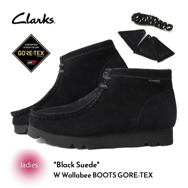 Clarks W Wallabee BOOTS GORE-TEX Black Suede クラークス ワラビー