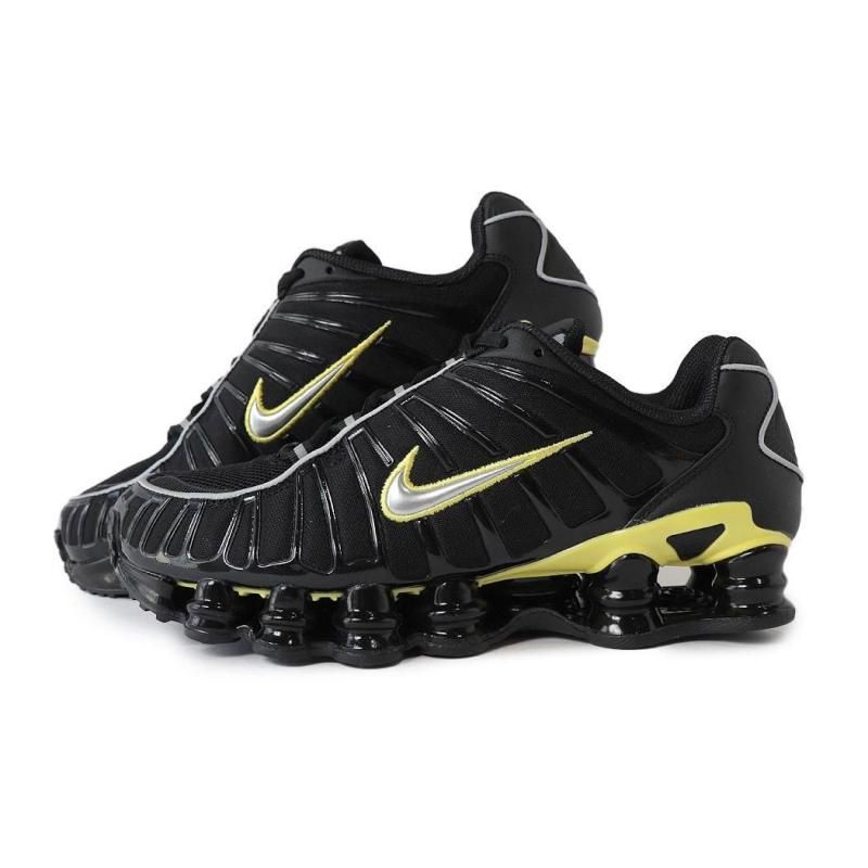 NIKE SHOX TL BLACK/METALLIC SILVER/DYNAMIC YELLOW ナイキ