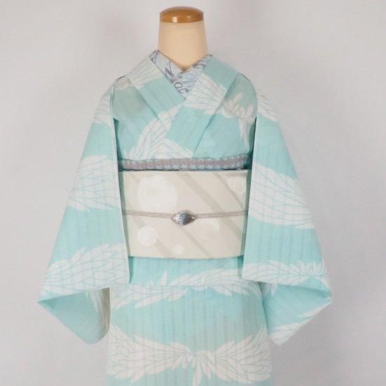 竺仙【注染 浴衣反物 かげろう】菊並び - モダン着物小物 梅屋