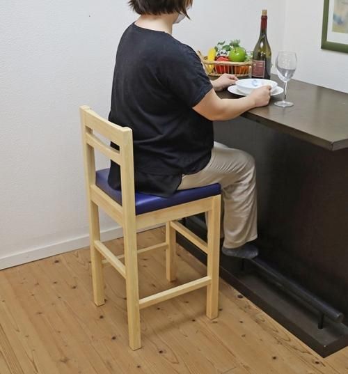 和風居酒屋 和飲食店用 カウンターチェア スタンド椅子 ブラウン