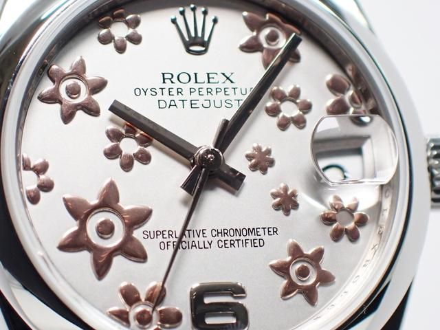 ロレックス デイトジャスト 178240 ピンクフラワー文字盤 - 腕時計専門