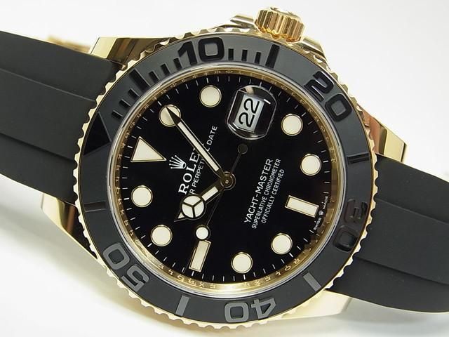 ロレックス ヨットマスター 42 18KYG ブラック Ref.226658 - 腕時計