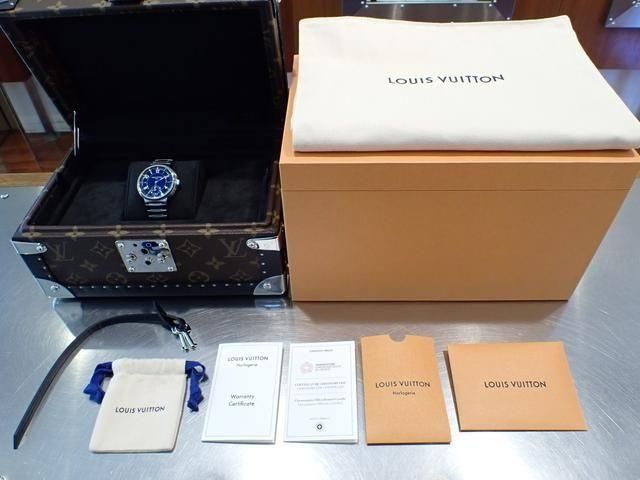 ルイ・ヴィトン タンブール オートマティック スティール ブルー