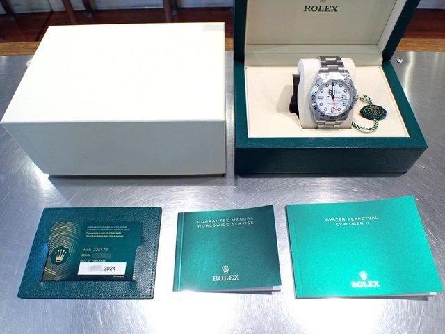 ロレックス エクスプローラーⅡ ホワイト文字盤 Ref.226570 '24年 未