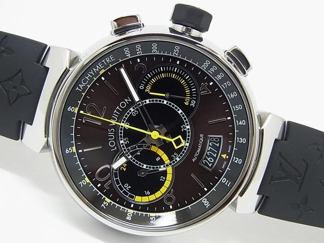 ルイ・ヴィトン タンブール クロノグラフ ヴォワイヤージュ ブラウン