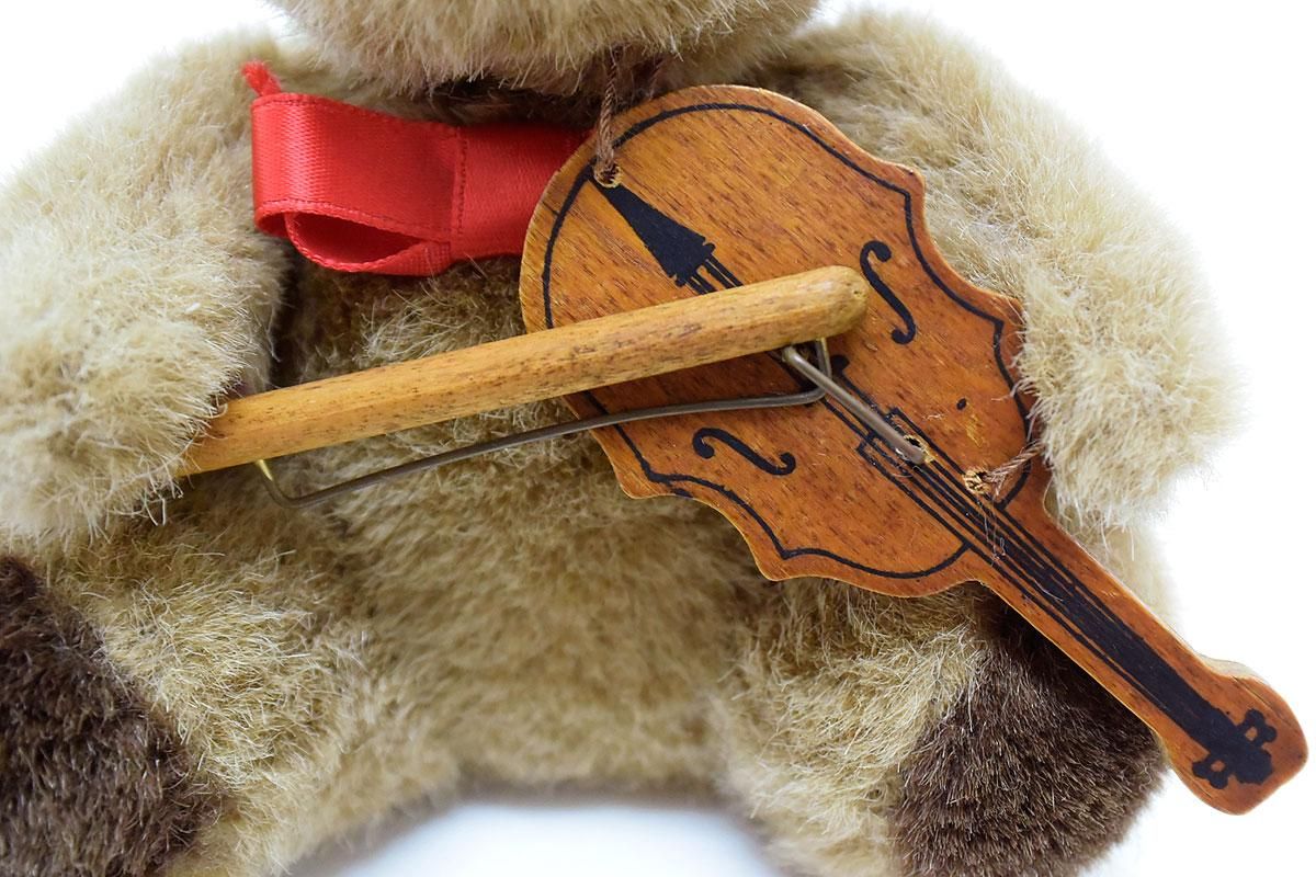 Bear/ベア/クマ・Plush・レトロぬいぐるみ・オルゴール付き・高さ約