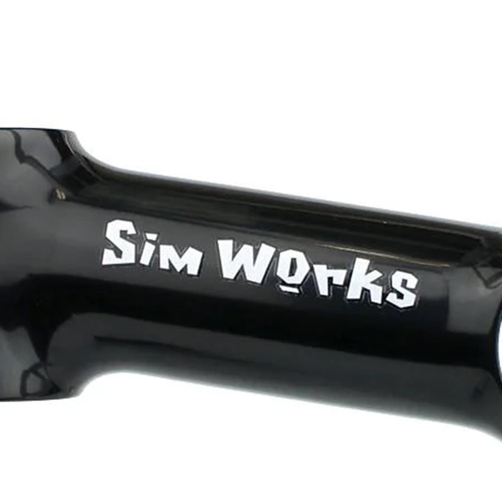 SimWorks by Nitto - Caroline Stem Black 31.8mm | 高級感のある