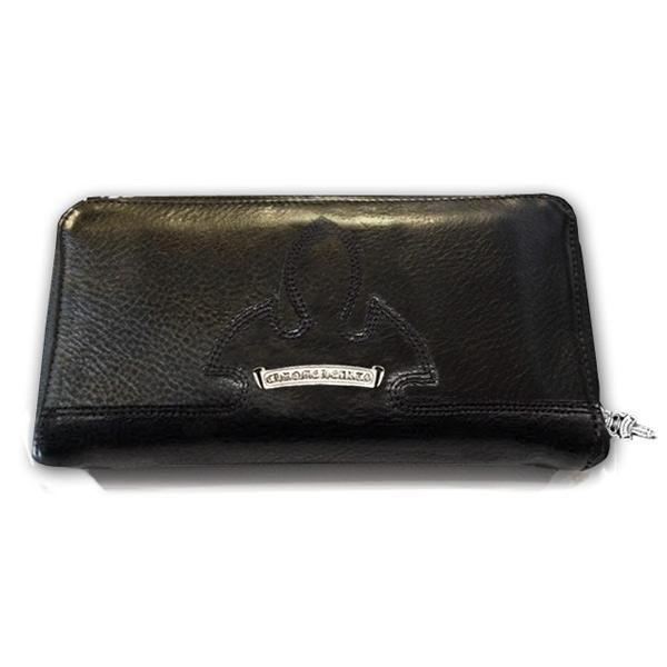 クロムハーツ 長財布 フレアニー ヘビーレザー / CHROME HEARTS Fleur