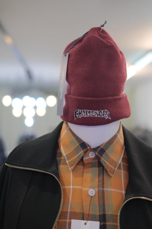 CHALLENGER チャレンジャー CRUSH LOGO KNIT CAP クラッシュロゴニット