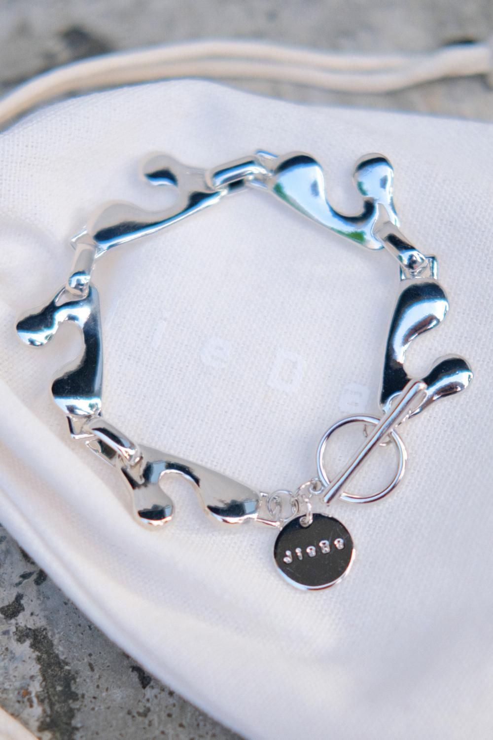 JieDa [ジエダ] J CHAIN BRACELET＜ロゴチェーンブレスレット＞ Jie