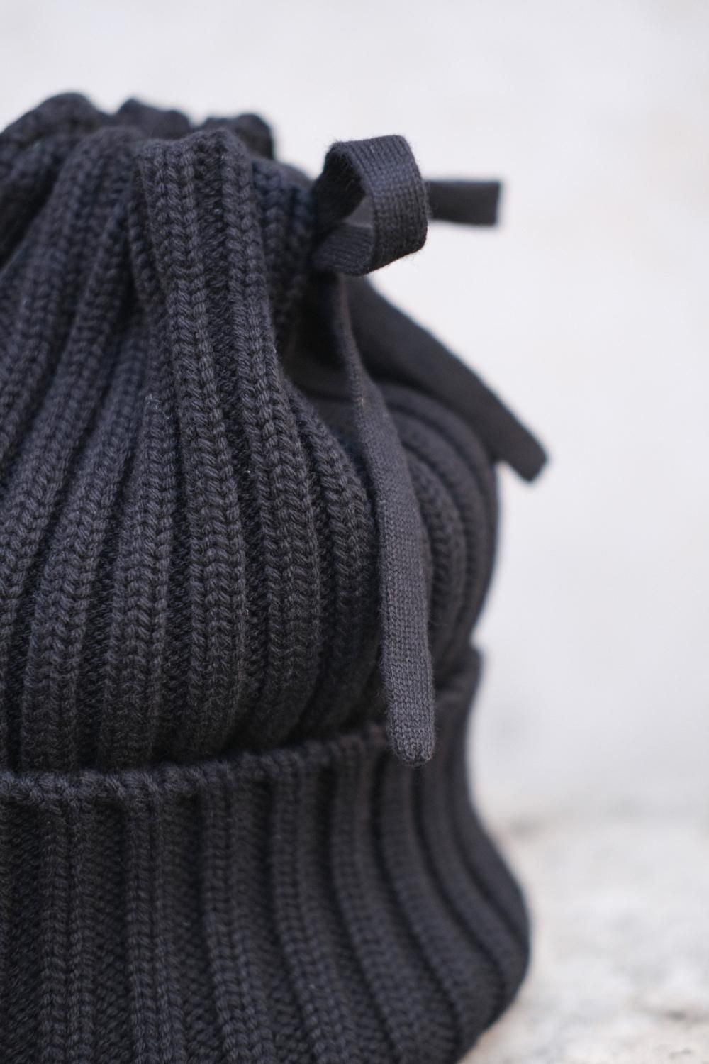VOAAOV [ヴォアーブ] 2WAY WOOL SNOOD KNIT CAP＜ウールスヌードニット