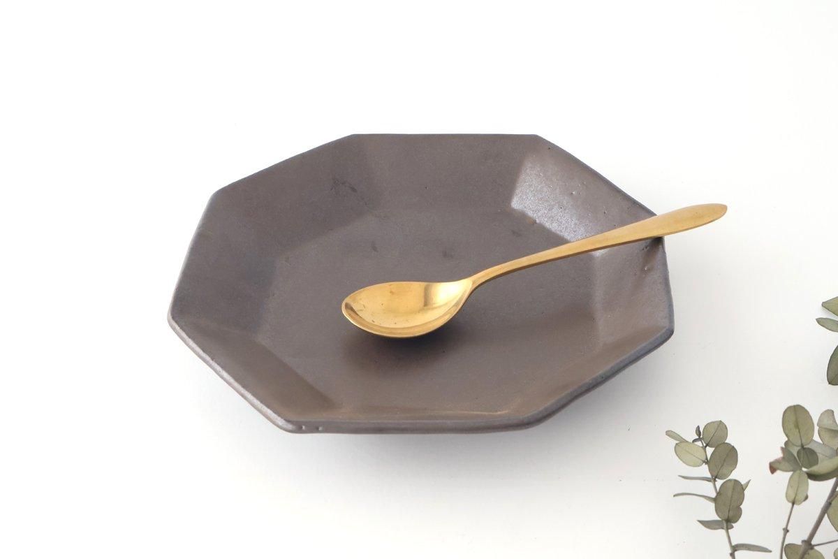 八角皿｜メタル｜陶器｜Fujii Msy Pottery フじイまさよ｜和食器通販