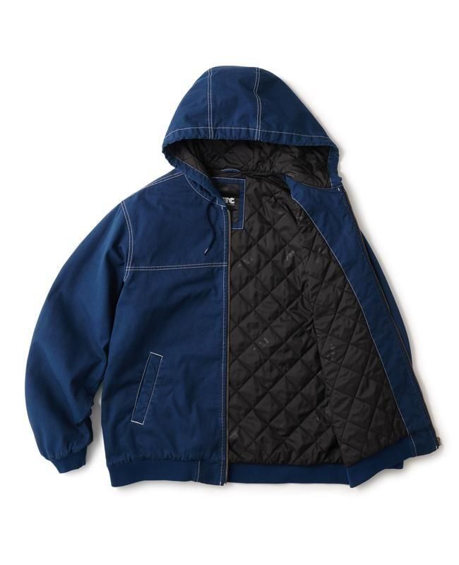 FTC / WASHED CANVAS HOODED JACKET - birnest