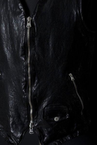 FRENCH SHOULDER “GARMENT-DYED” VEST No. 1842-08 - ISAMU KATAYAMA