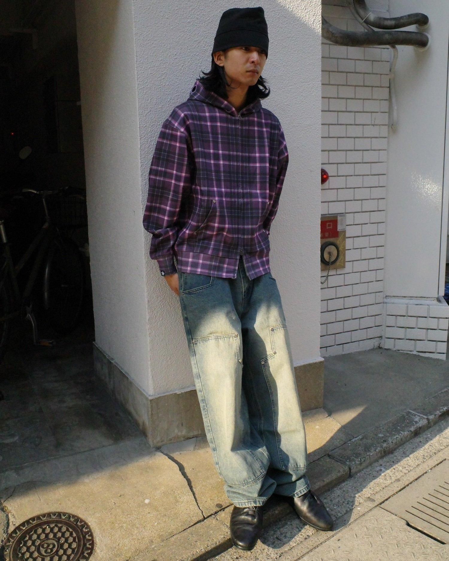 STAR TEAMPlaid Full Zip Hoodie - Apple Butter Store