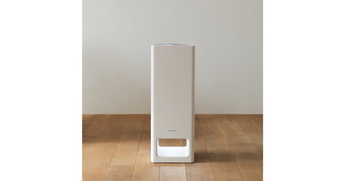 バルミューダ、独自の整流技術などを搭載した空気清浄機「BALMUDA The